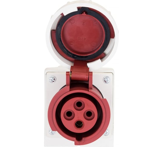 Стационарная наружная розетка EKF 1142 3Р+РЕ 16А 380В IP67 PROxima ps-1142-16-380