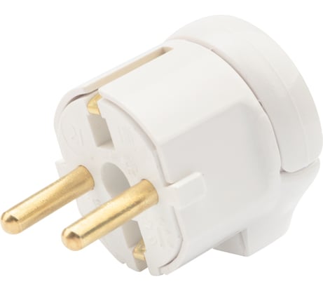 Вилка PROconnect Евро угловая с кольцом с з/к 16 А 11-8504