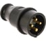 Переносная влагозащищенная вилка REXANT 3Р+РЕ, 32 А, IP44, каучук 111-006 13