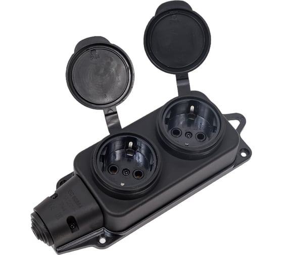 Колодка каучуковая ARTSUN с крышкой K2E-B-IP44
