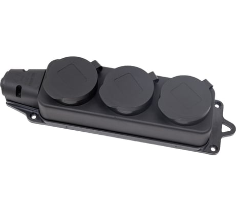 Колодка каучуковая ARTSUN с крышкой K3E-B-IP44