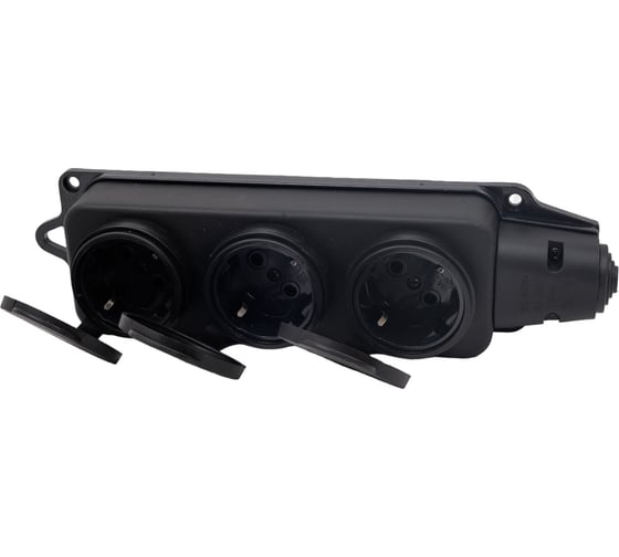 Колодка каучуковая ARTSUN с крышкой K3E-B-IP44