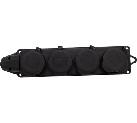 Колодка каучуковая ARTSUN с крышкой K4E-B-IP44