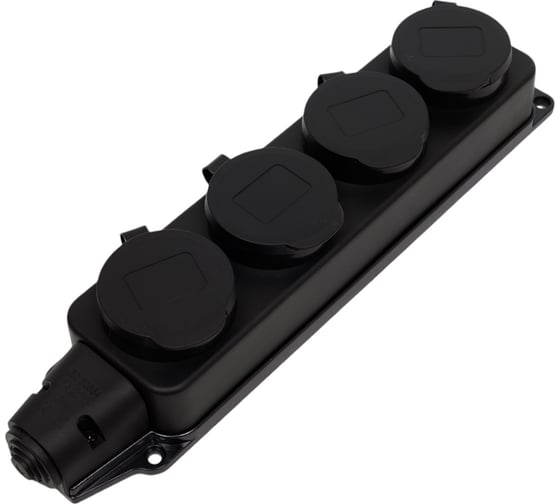 Колодка каучуковая ARTSUN с крышкой K4E-B-IP44