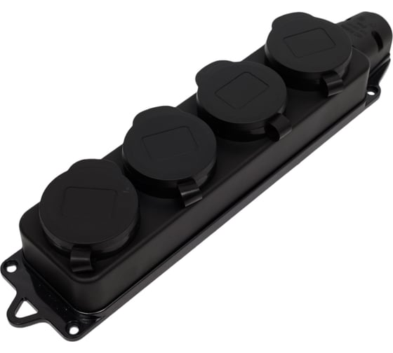 Колодка каучуковая ARTSUN с крышкой K4E-B-IP44