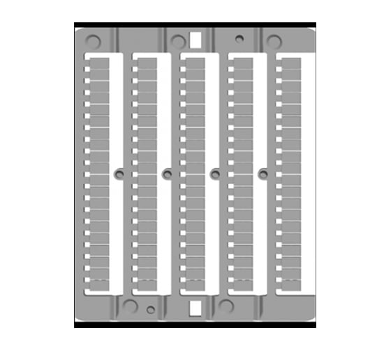 Маркировка DKC CNU/8/510, символы с 1 по 10, горизонтальная 500шт ZN8510H