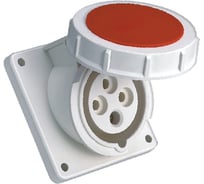 Стационарная внутренняя угловая розетка EKF 4442 3Р РЕ 125А 380В IP67 PROxima ps-4442-125-380