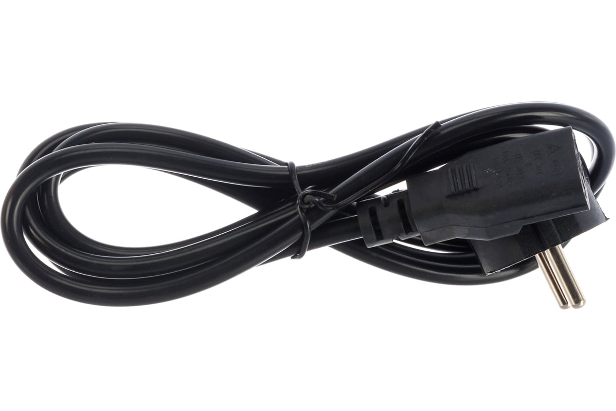 Сетевой шнур REXANT евровилка угловая - евроразъем С13, кабель 3x0,75 .