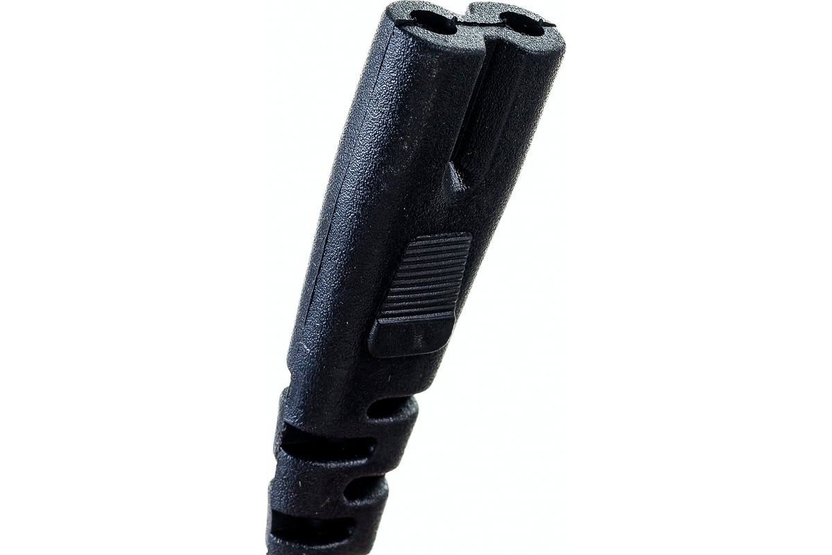 Сетевой шнур REXANT вилка угловая - евроразъем С7, кабель 2x0,75 кв.мм .