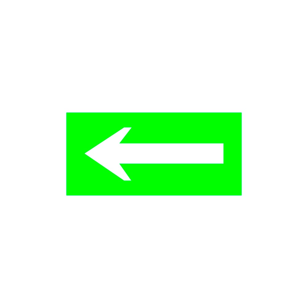 Знак безопасности БЕЛЫЙ СВЕТ NPU-3413.N01 "Движение к выезду" a16532 ...