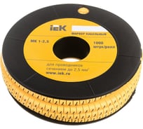 Маркировочное кольцо IEK 1-2.5мм, 7, МК, 1000шт/ролл UMK10-7
