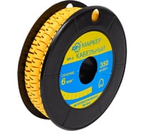Маркировочное кольцо IEK, 3-6мм, 7 МК, 350шт/в роллах UMK30-7
