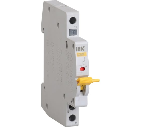 Контакт состояния на DIN-рейку IEK, КСВ47 MVA01D-AK-1 312295 1