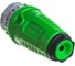 Кабельная вилка PCE 16A 220V 2P+E IP54 корпус зеленый, маркер черный 0511-us 6