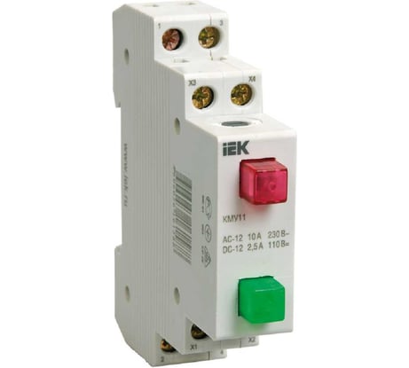 Модульная кнопка управления IEK, КМУ11, ИЭК MBD10-11-K51