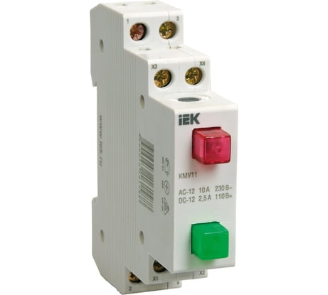 Модульная кнопка управления IEK, КМУ11, ИЭК MBD10-11-K51