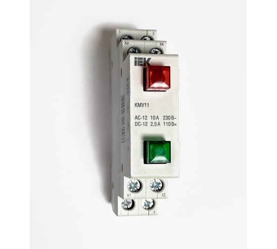 Модульная кнопка управления IEK, КМУ11, ИЭК MBD10-11-K51