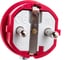 Кабельная вилка PCE 16A 220V 2P+E IP54 корпус красный, маркер черный 0511-rs 5