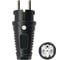 Кабельная вилка PCE 16А 220V 2P+E IP54 корпус черный, маркер черный 0521-ss 1