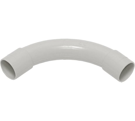 Поворот на 90 градусов IEK труба-труба, для жестких труб, d25, CRSG-25, ИЭК CTA10D-CRSG25-K41-025