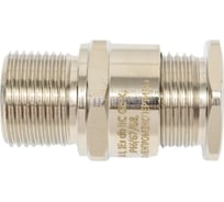 Кабельный ввод ООО "БЛОК" BLOCK 20s KHK (никелированная латунь) под небронированный кабель 6,1- 11,7 мм, М20x1,5 6g, 1Ex e IIC Gb X / 1Ex db IIC Gb X / 2Ex nR IIC Gc X / Ex ta IIIC Da X, IP66/67/68 20s KHK Ni