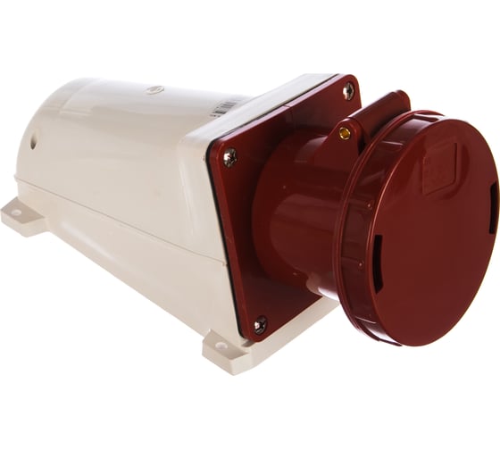 Розетка IEK 145, наружная установка, 125А, 3P+E+N, 380В, IP54, ИЭК PSR12-125-5 1