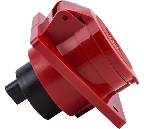 Скрытая розетка IEK 424 3Р+РЕ, 32А, 380В, IP44, ИЭК PSR42-032-4