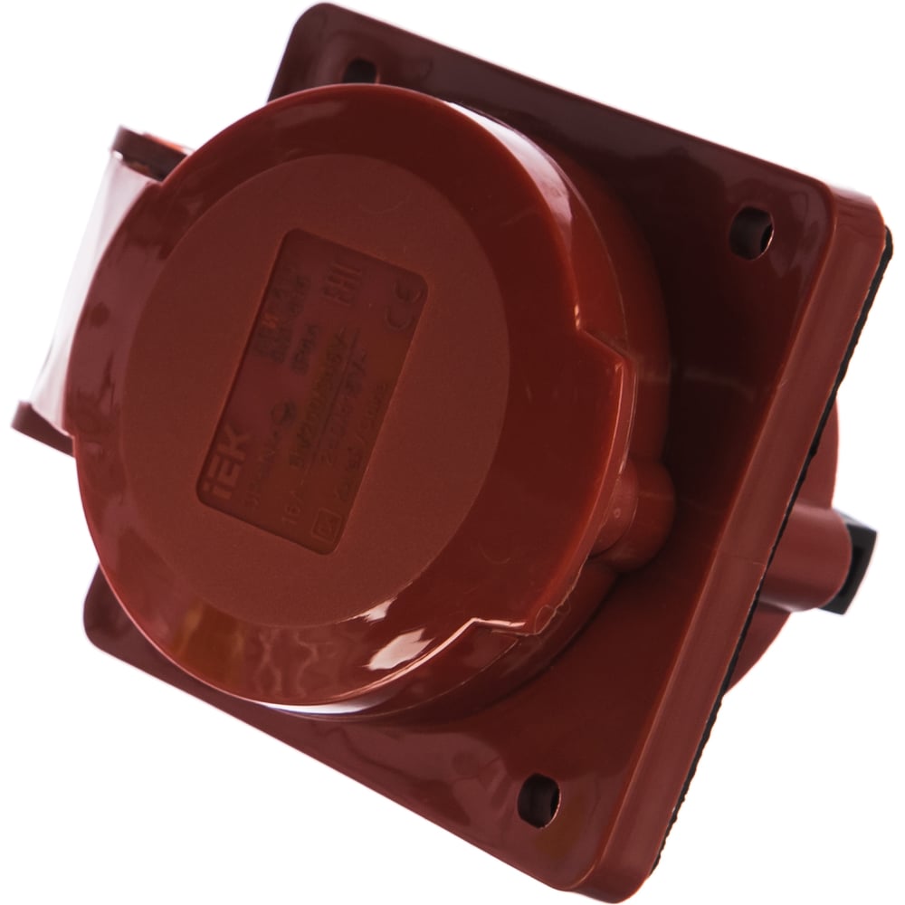 Скрытая розетка IEK 415 3Р+РЕ+N, 16А, 380В, IP44, ИЭК PSR42-016-5 ...