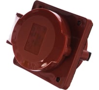 Скрытая розетка IEK 415 3Р+РЕ+N, 16А, 380В, IP44, ИЭК PSR42-016-5