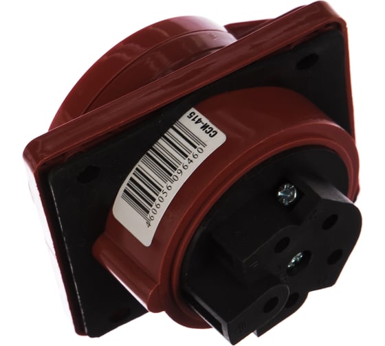 Скрытая розетка IEK 415 3Р+РЕ+N, 16А, 380В, IP44, ИЭК PSR42-016-5