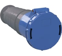 Переносная кабельная розетка IEK 233 63А, 2Р+PE, IР44, 250В PSR21-063-3