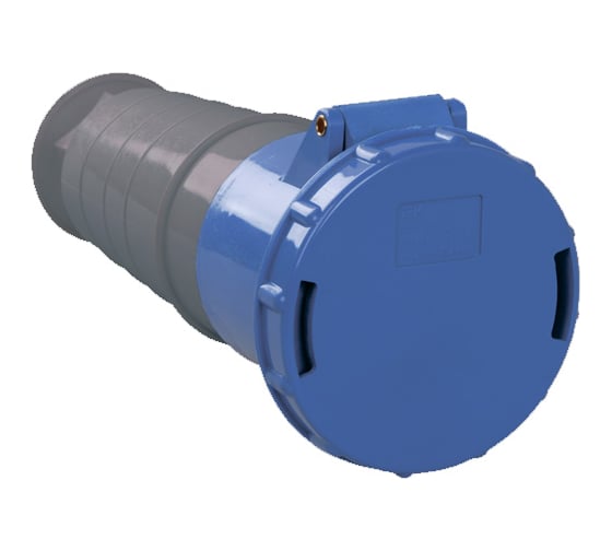 Переносная кабельная розетка IEK 233 63А, 2Р+PE, IР44, 250В PSR21-063-3 1