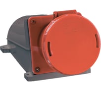 Розетка IEK 134, наружная установка, 63А, 3P+Е, 380В, IP54 PSR12-063-4