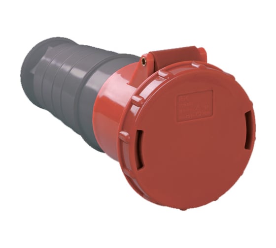 Кабельная розетка IEK 63A, 3P+PE+N, IP54, ИЭК PSR22-063-5 1