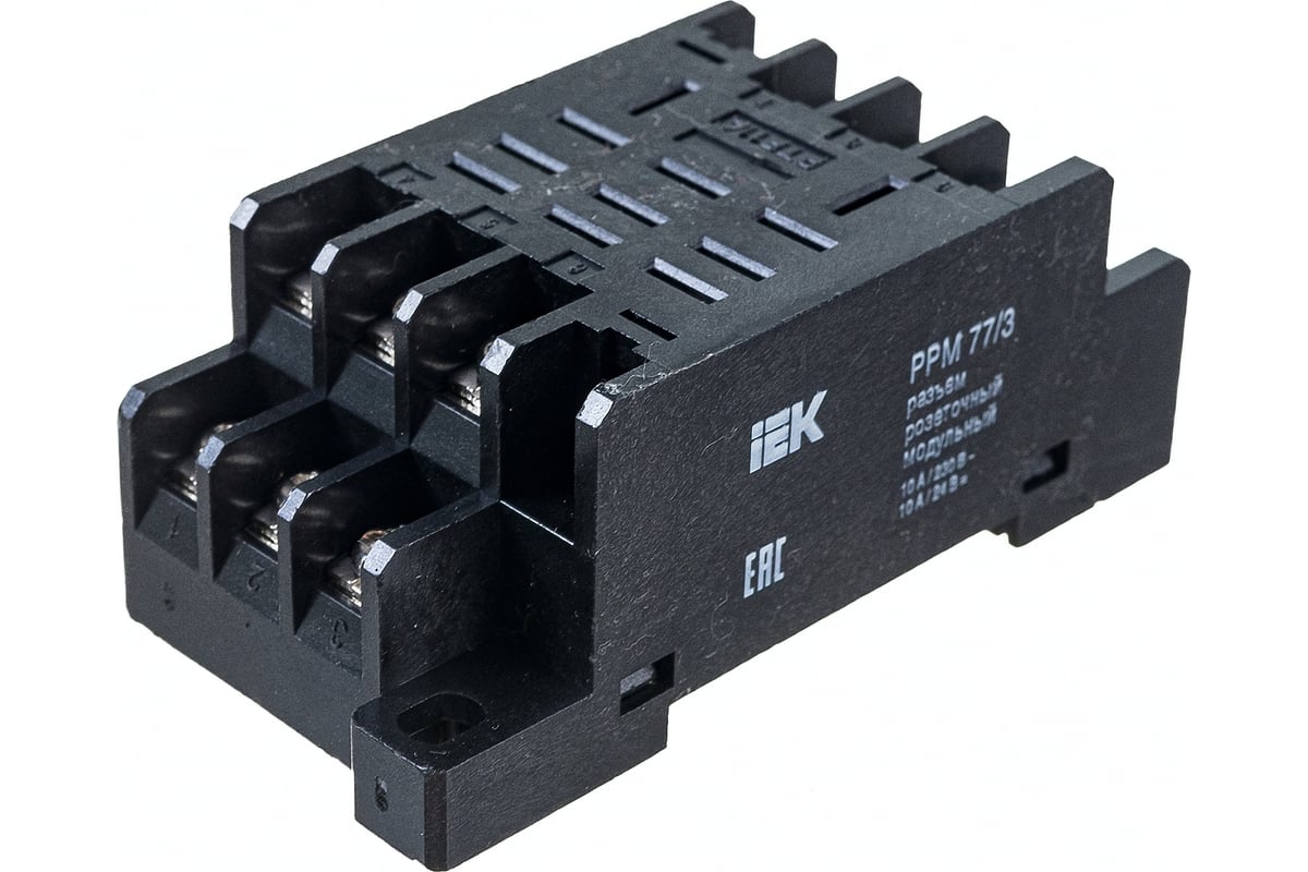 Модульный разъем IEK РРМ 77/3, ИЭК, RRP10D-RRM-3 - выгодная цена ...