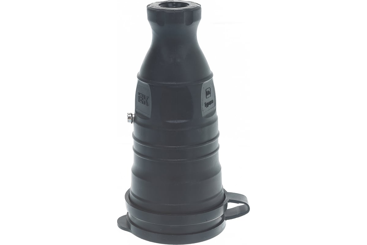 Кабельная розетка IEK, ОМЕГА, с заземлением, с крышкой, 1-м, IP44 ...