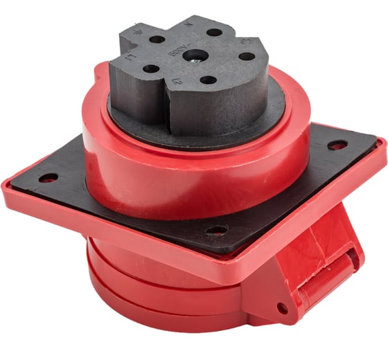 Кабельная розетка IEK, 32А, 3Р+N+Е, IР44, скрытая, 380В, 425, ИЭК PSR42-032-5