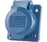 Кабельная розетка IEK, скрытая, 16А, 2Р+E, IР44, 250В, 413, ИЭК PSR41-016-3 1
