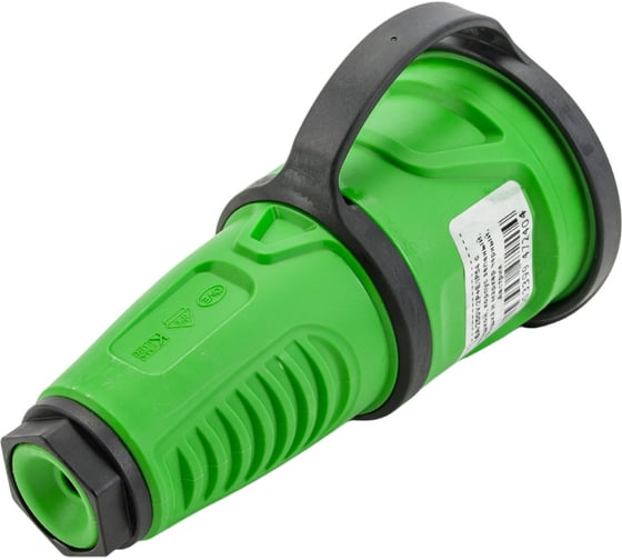 Кабельная розетка PCE 16A 220V 2P+E IP54 с крышкой, корпус зеленый, крышка и маркер черный 2511-us