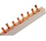 Соединительная шина типа PIN IEK трехфазная, 100А, длина 1м, ИЭК YNS21-3-100 2