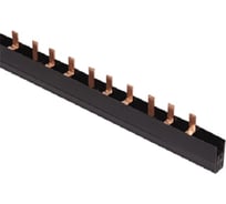 Соединительная шина IEK PIN, 2Р, 100А, шаг 27мм, длина 1м, ИЭК YNS51-2-100