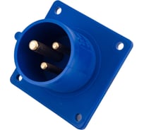 Встраиваемая вилка PCE 16А 230V 1P+N+E IP44 613-6