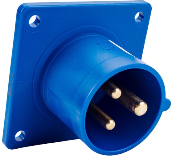 Встраиваемая вилка PCE 16А 230V 1P+N+E IP44 613-6