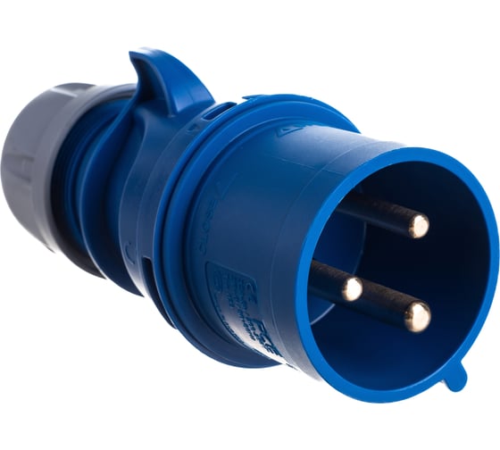 Кабельная вилка PCE 32А 220V 1P+N+E IP44 023-6