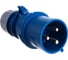Кабельная вилка PCE 32А 220V 1P+N+E IP44 023-6 2
