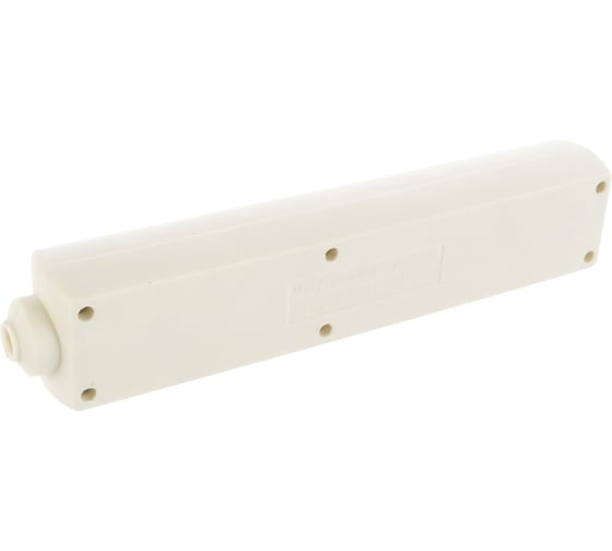 Колодка Uniel K-CP5-10 WHITE для удлинителя 5 гнезд, без заземления, 10А, 2200Вт UL-00003325