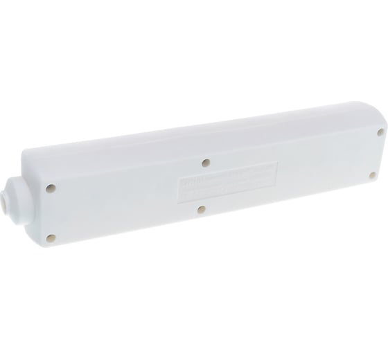 Колодка Uniel K-CP5-10 WHITE для удлинителя 5 гнезд, без заземления, 10А, 2200Вт UL-00003325