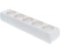 Колодка Uniel K-CP5-10 WHITE для удлинителя 5 гнезд, без заземления, 10А, 2200Вт UL-00003325 6