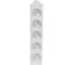 Колодка Uniel K-CP5-10 WHITE для удлинителя 5 гнезд, без заземления, 10А, 2200Вт UL-00003325 7