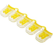 Пломба защелка ООО Пломба.Ру кпп-3-2001, цвет желтый, без номера, 100 шт. в уп 41693